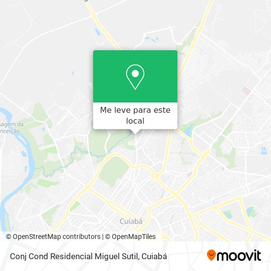 Conj Cond Residencial Miguel Sutil mapa
