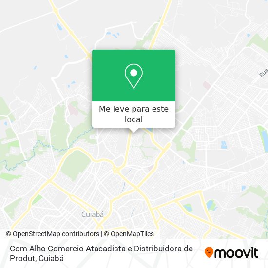 Com Alho Comercio Atacadista e Distribuidora de Produt mapa