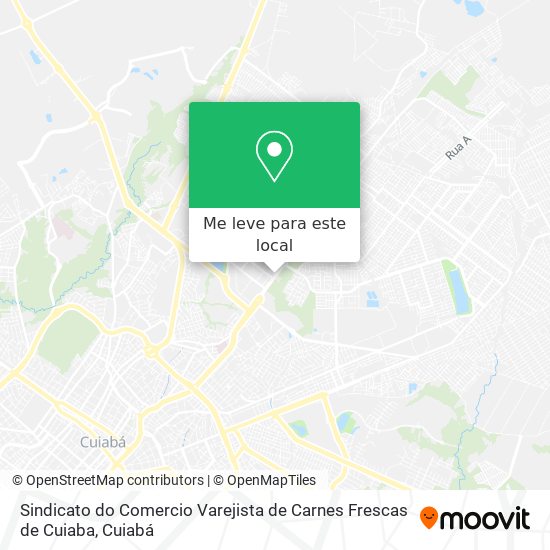 Sindicato do Comercio Varejista de Carnes Frescas de Cuiaba mapa