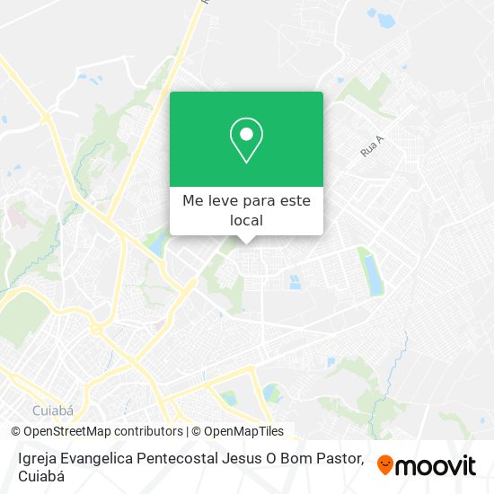 Igreja Evangelica Pentecostal Jesus O Bom Pastor mapa