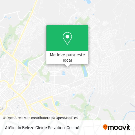 Atêlie da Beleza Cleide Selvatico mapa