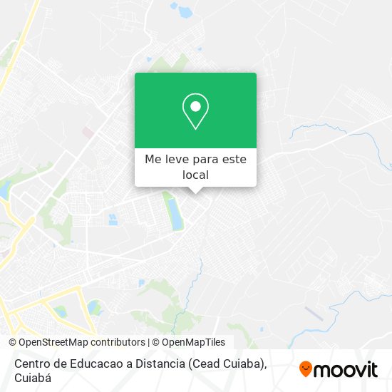 Centro de Educacao a Distancia (Cead Cuiaba) mapa