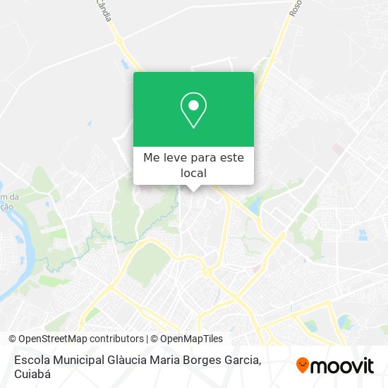 Escola Municipal Glàucia Maria Borges Garcia mapa