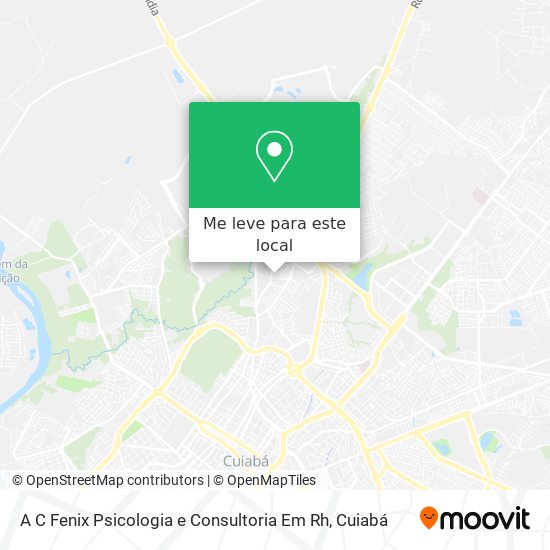 A C Fenix Psicologia e Consultoria Em Rh mapa