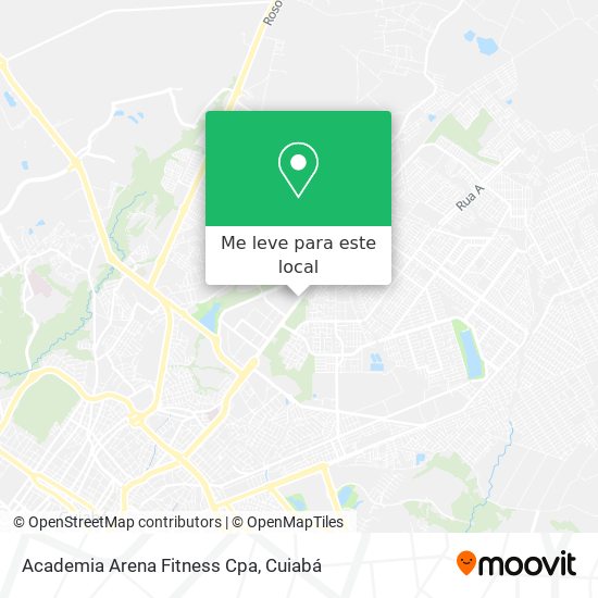 Academia Arena Fitness Cpa mapa