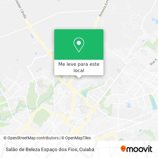 Salão de Beleza Espaço dos Fios mapa