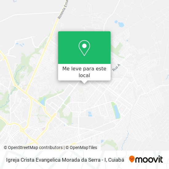 Igreja Crista Evangelica Morada da Serra - I mapa