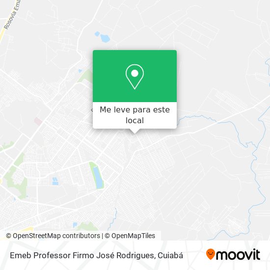 Emeb Professor Firmo José Rodrigues mapa
