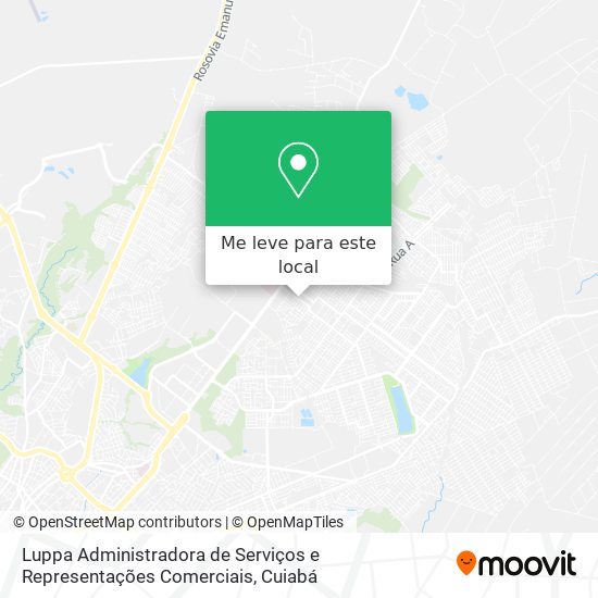 Luppa Administradora de Serviços e Representações Comerciais mapa