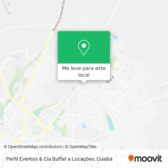 Perfil Eventos & Cia Buffet e Locações mapa