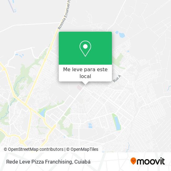 Rede Leve Pizza Franchising mapa