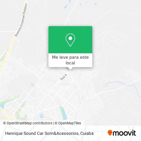 Henrique Sound Car Som&Acessorios mapa