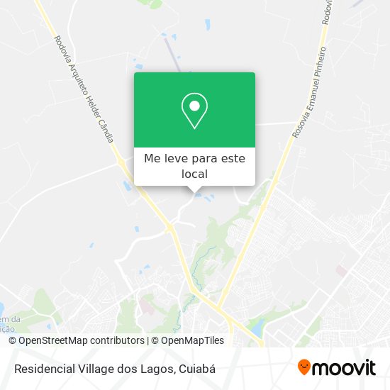 Residencial Village dos Lagos mapa