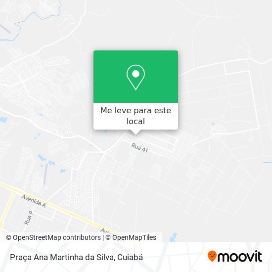 Praça Ana Martinha da Silva mapa