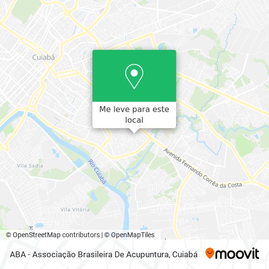 ABA - Associação Brasileira De Acupuntura mapa