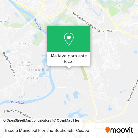 Escola Municipal Floriano Bocheneki mapa