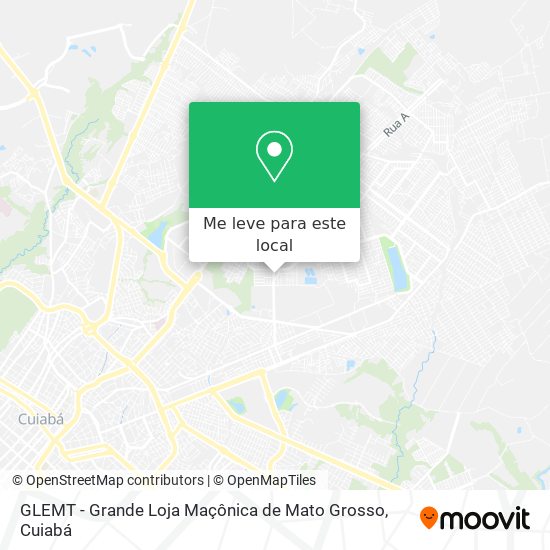 GLEMT - Grande Loja Maçônica de Mato Grosso mapa