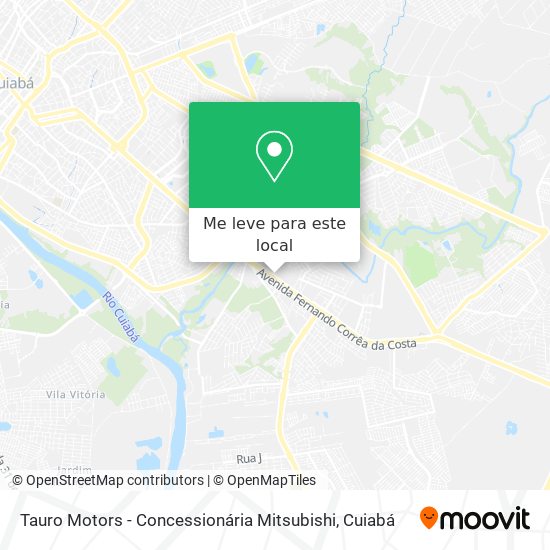 Tauro Motors - Concessionária Mitsubishi mapa