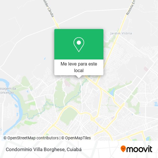 Condomínio Villa Borghese mapa