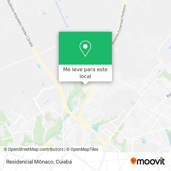 Residencial Mônaco mapa