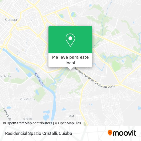 Residencial Spazio Cristalli mapa