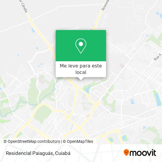 Residencial Paiaguás mapa