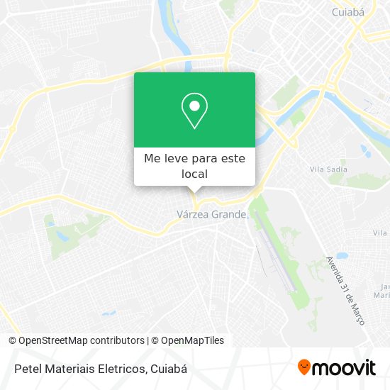 Petel Materiais Eletricos mapa