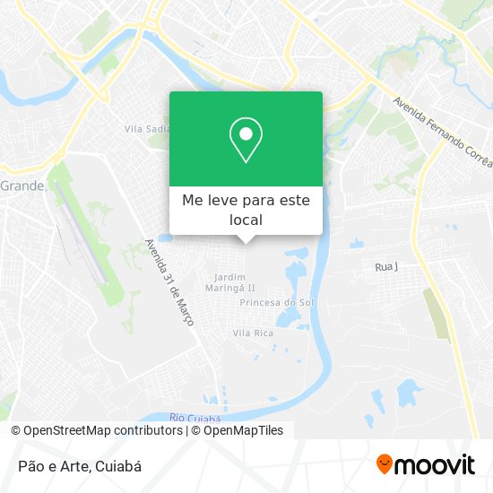Pão e Arte mapa