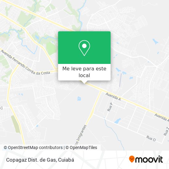 Copagaz Dist. de Gas mapa