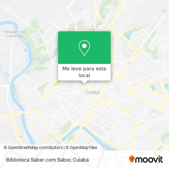 Biblioteca Saber com Sabor mapa