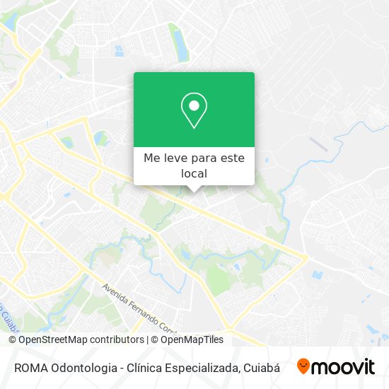 ROMA Odontologia - Clínica Especializada mapa
