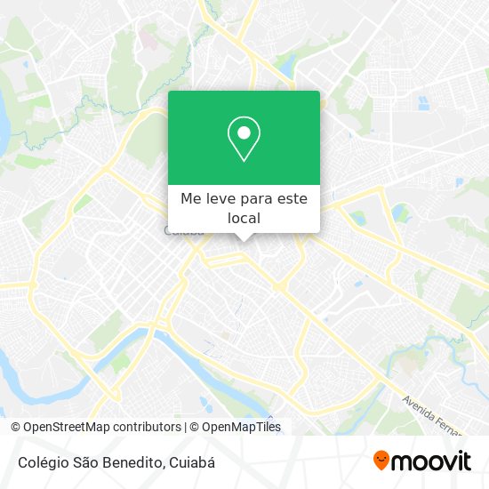 Colégio São Benedito mapa