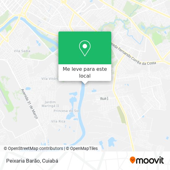 Peixaria Barão mapa