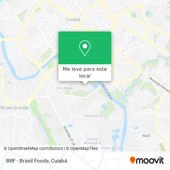 BRF - Brasil Foods mapa