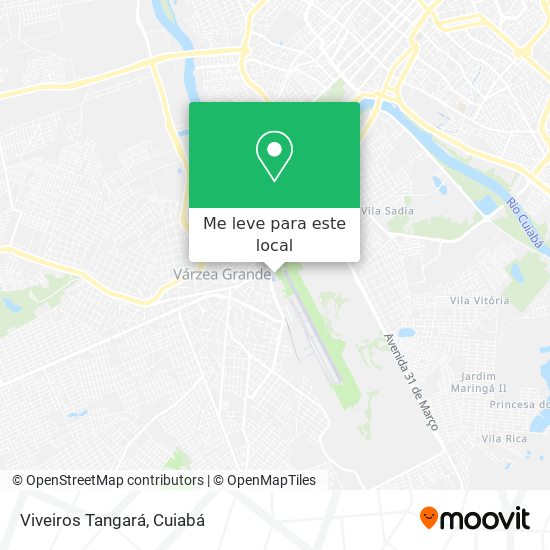 Viveiros Tangará mapa