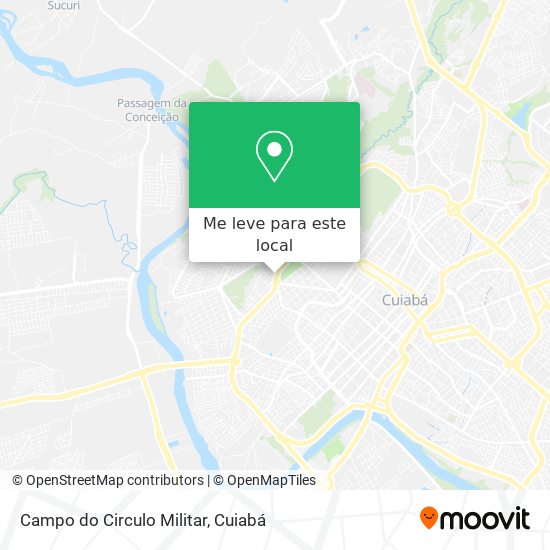 Campo do Circulo Militar mapa