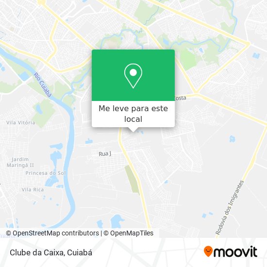 Clube da Caixa mapa