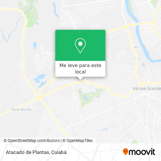 Atacado de Plantas mapa