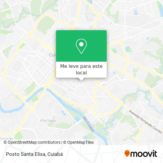 Posto Santa Elisa mapa