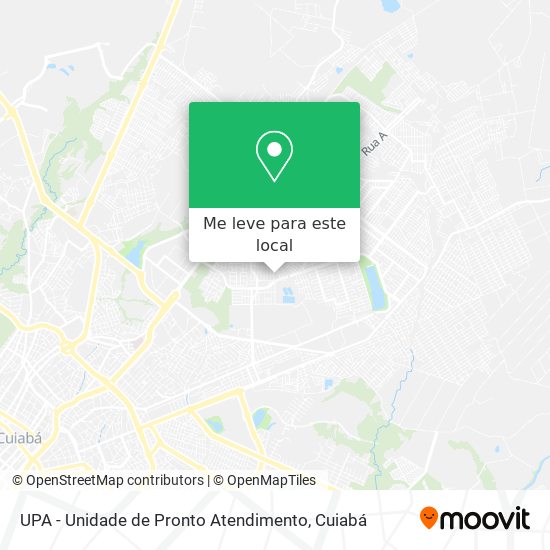 UPA - Unidade de Pronto Atendimento mapa