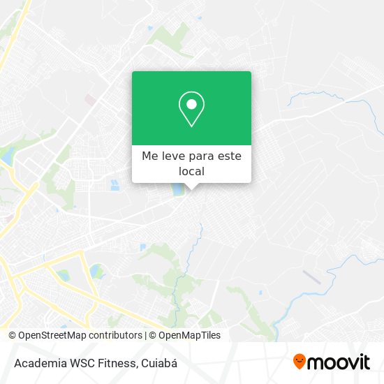 Academia WSC Fitness mapa