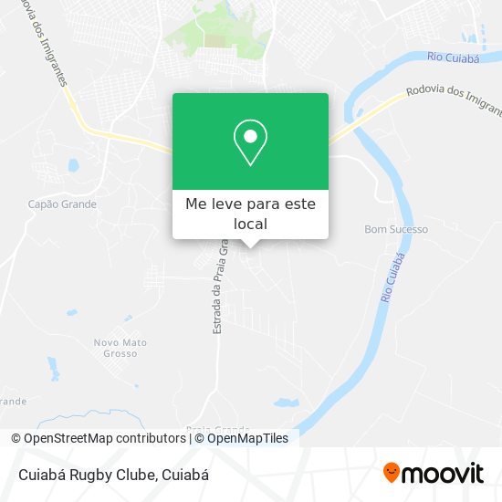 Cuiabá Rugby Clube mapa