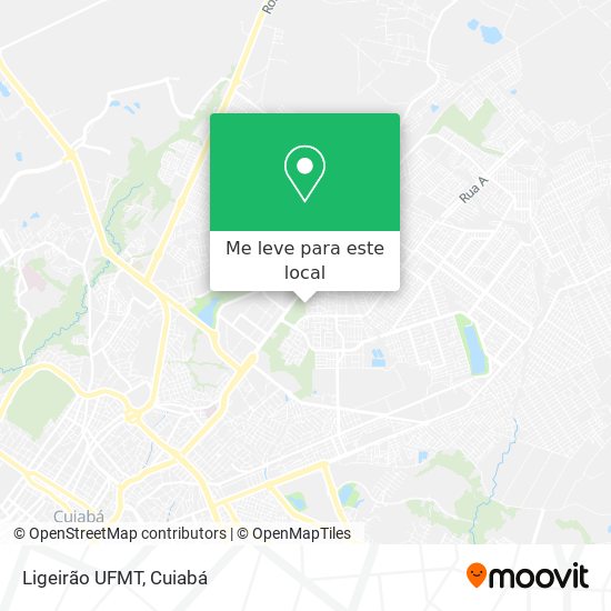 Ligeirão UFMT mapa