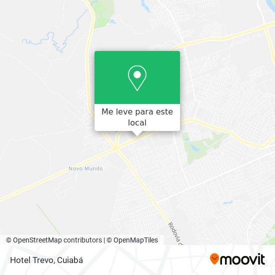 Hotel Trevo mapa