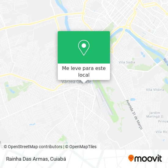 Rainha Das Armas mapa