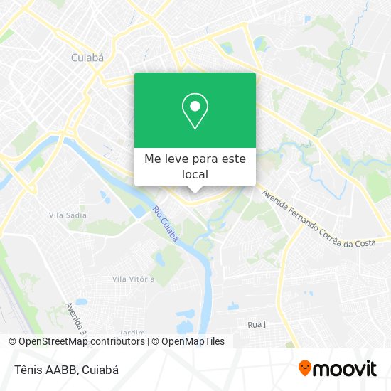 Tênis AABB mapa
