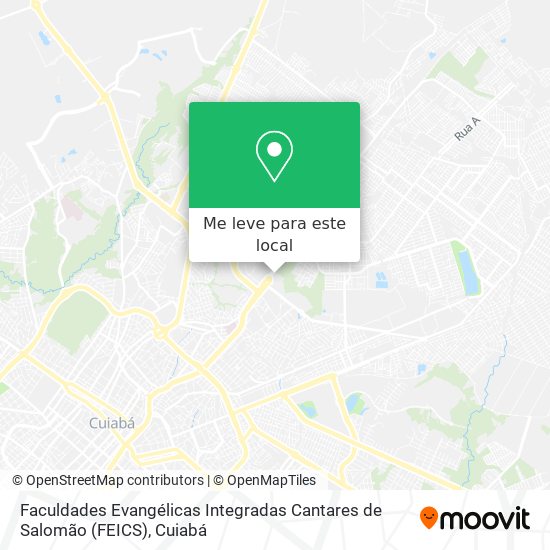 Faculdades Evangélicas Integradas Cantares de Salomão (FEICS) mapa