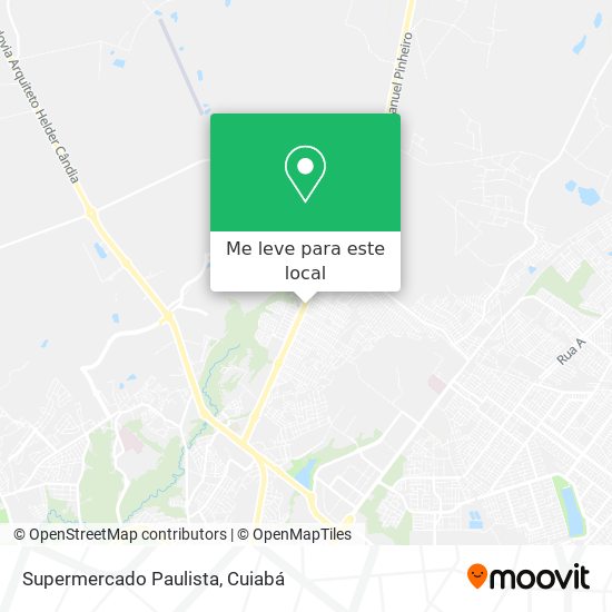 Supermercado Paulista mapa