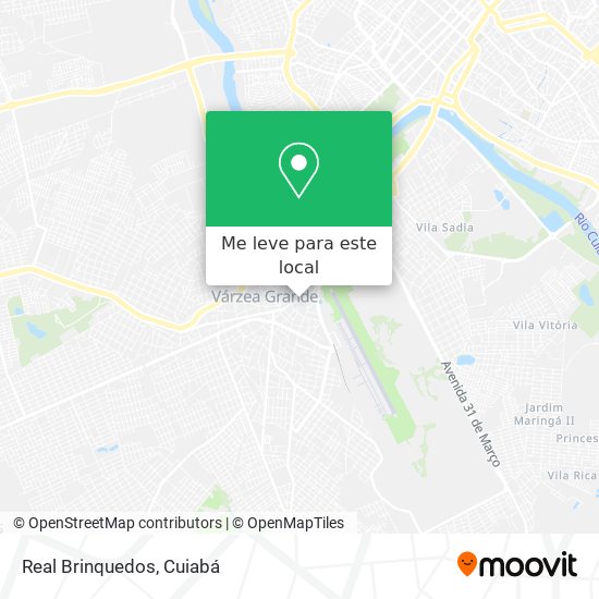 Real Brinquedos mapa