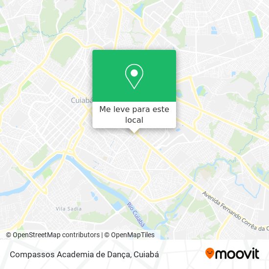 Compassos Academia de Dança mapa